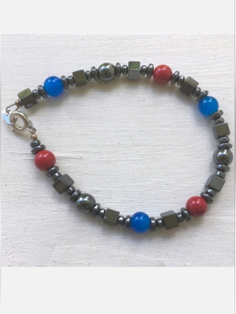 Handmade Hematite Bracelet